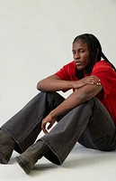 Pacsun Jordan Baggy Bootcut Jeans Black