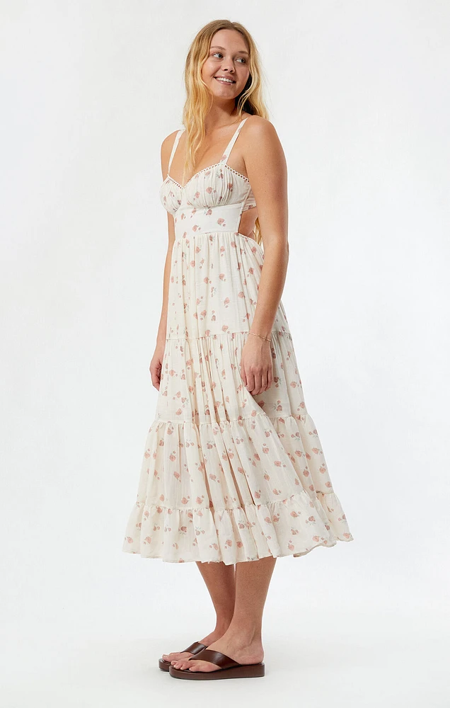 LA Hearts Tiered Maxi Dress