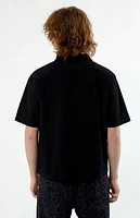 Pacsun Black Arlo Oversized Camp Shirt