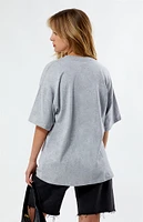 Golden Hour Bunny Bow Oversized T-Shirt