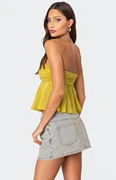 Edikted Starfish Strapless Top