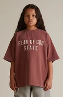 Fear of God Essentials Kids Crimson Heavy T-Shirt