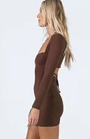 Princess Polly Nolan Long Sleeve Mini Dress