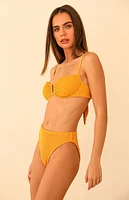 Dippin' Daisy's Yellow Diana Bralette Bikini Top