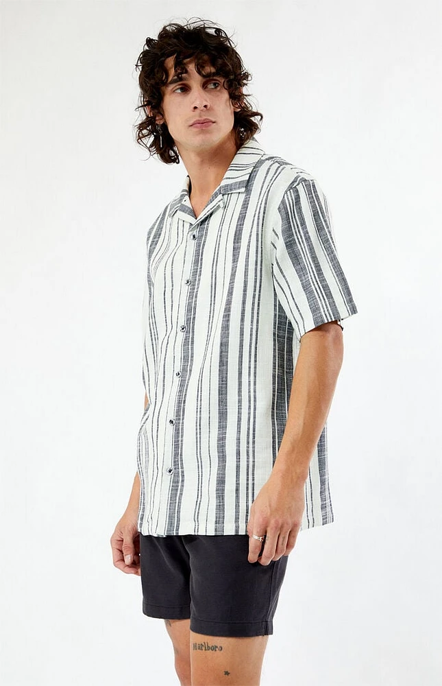 PacSun Black Woven Camp Shirt