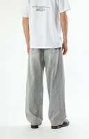 The Met x PacSun Gray Logo Baggy Jeans