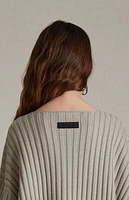 Fear of God Essentials Kids Seal Raw Neck Sweater