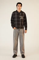 Pacsun Graphic Flannel Shirt