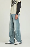 Pacsun Mason Baggy Barrel Jeans Light Indigo