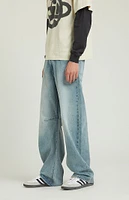 PacSun Light Indigo Baggy Barrel Jeans