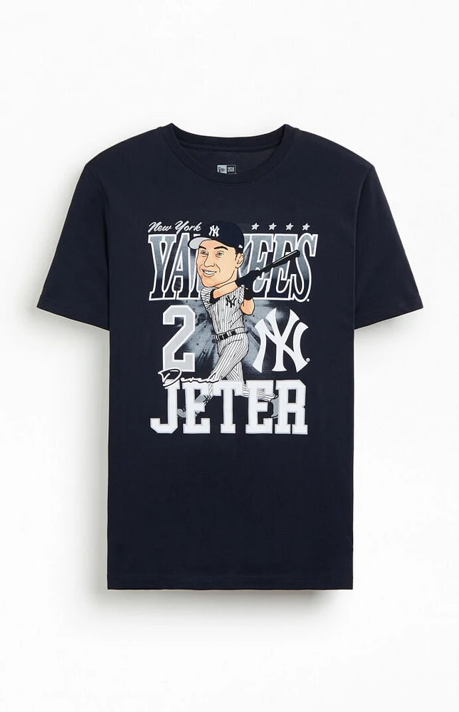 New Era NY Yankees Derek Jeter Caricature T-Shirt