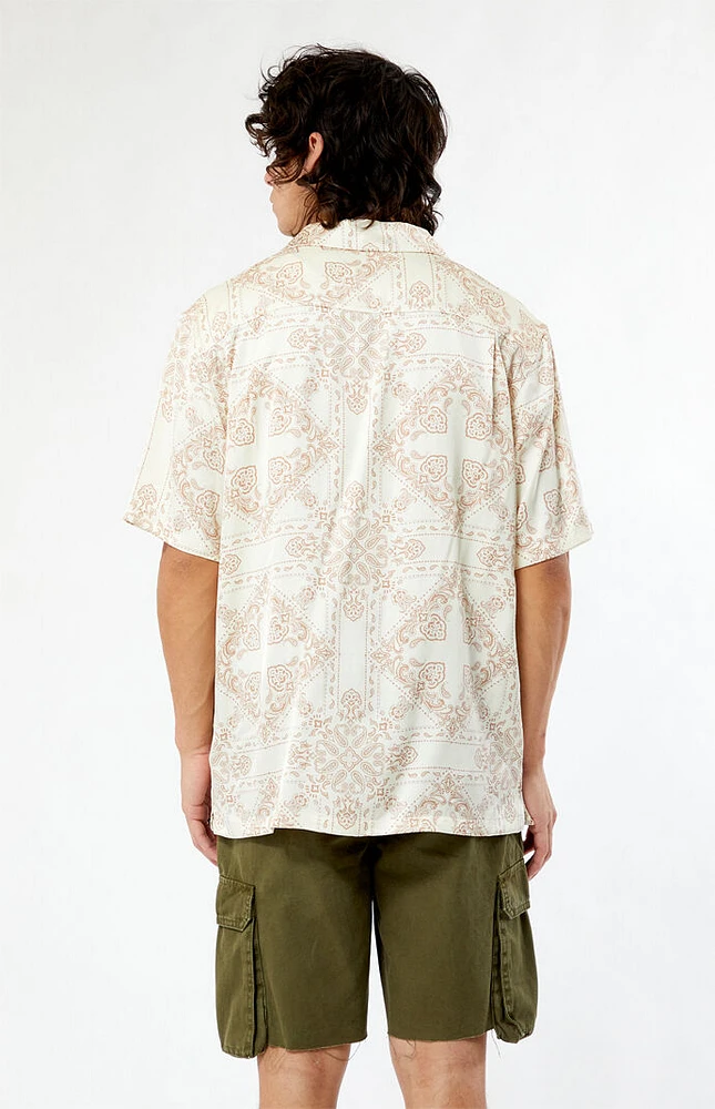 PacSun Paisley Camp Shirt