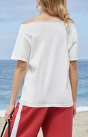 John Galt Robyn 28 Off-The-Shoulder T-Shirt