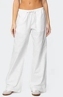 Edikted Alexa Linen Blend Pants