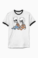 The Simpsons Skeleton Bart And Lisa T-Shirt