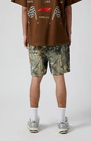 PacSun Camo Fleece Volley Sweat Shorts