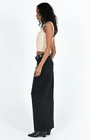 Princess Polly Eco Black Batkins Denim Maxi Skirt