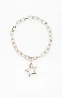 LA Hearts Star Chain Bracelet