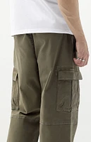 PacSun Olive Baggy Cargo Pants