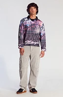 Pacsun Gray Baggy Cargo Jeans