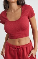 Contour Seamless Scoop T-Shirt