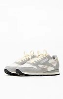 Reebok Gray Classic Leather Shoes