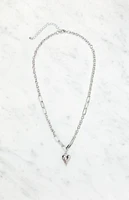 Heart Chain Link Necklace