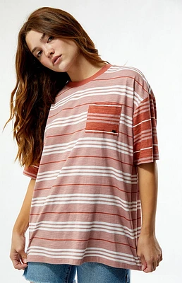 Outer Banks Adventure Stripe Oversized T-Shirt