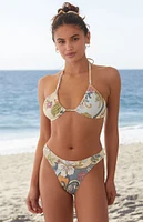 Poolside Paradiso Waimea High Cut Skimpy Bikini Bottom