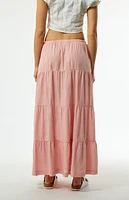 Rhythm Classic Tiered Maxi Skirt