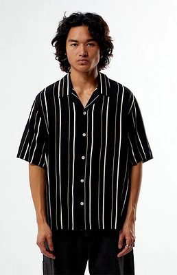 Pacsun Striped Oversized Camp Shirt
