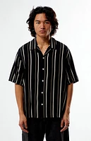 Pacsun Striped Oversized Camp Shirt