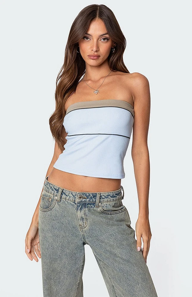 Edikted Ciara Ribbed Tube Top