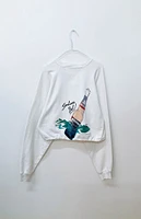 GOAT Vintage Stranded Crop Sweatshirt