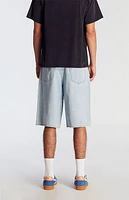Pacsun Light Indigo Extreme Baggy Denim Shorts