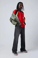 Pacsun Jordan Baggy Bootcut Jeans Black