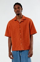 PacSun Textured Oversized Camp Shirt