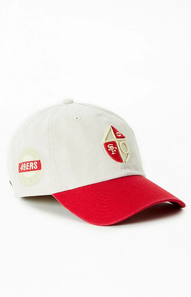 47 Brand San Francisco 49ers Sidestep Clean Up Dad Hat