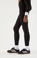 PAC 1980 WHISPER Black Active Crossover Yoga Pants