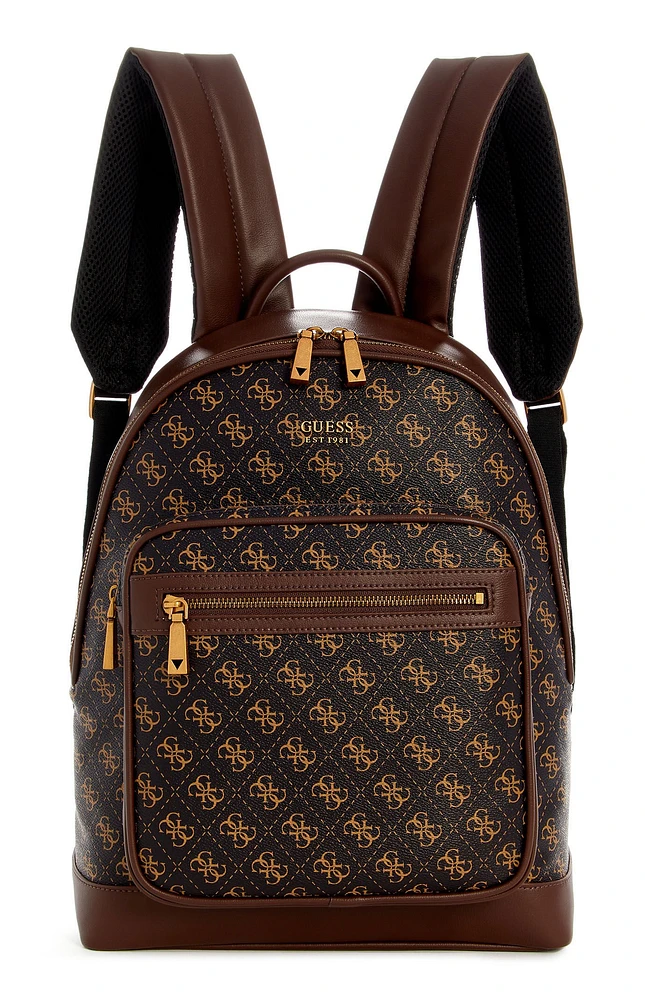 Guess Keith Brown Logo Backpack