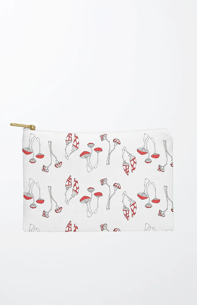 Morgan Kendall Red Mushroom Pouch