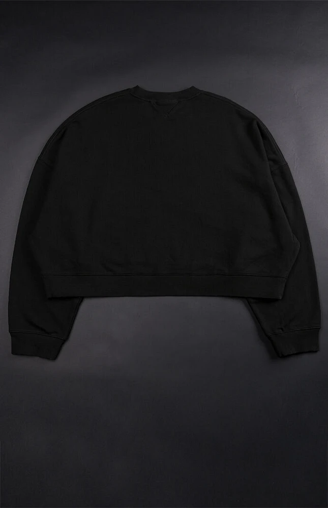 Civil x No Tomorrow Odin Oversized Cropped Crew Neck Sweatshirt