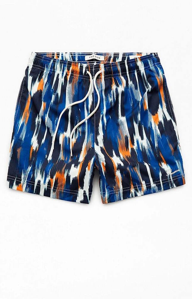 PacSun Scope AOP 4.5" Swim Trunks