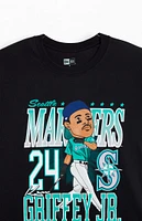 New Era Seattle Mariners Ken Griffey Jr. Caricature T-Shirt