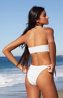 Pacsun Floral Karly Bandeau Bikini Top