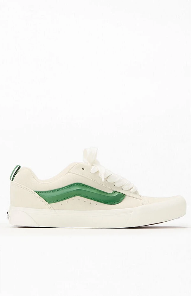 Vans Green & White Knu Skool Shoes