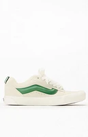 Vans Green & White Knu Skool Shoes