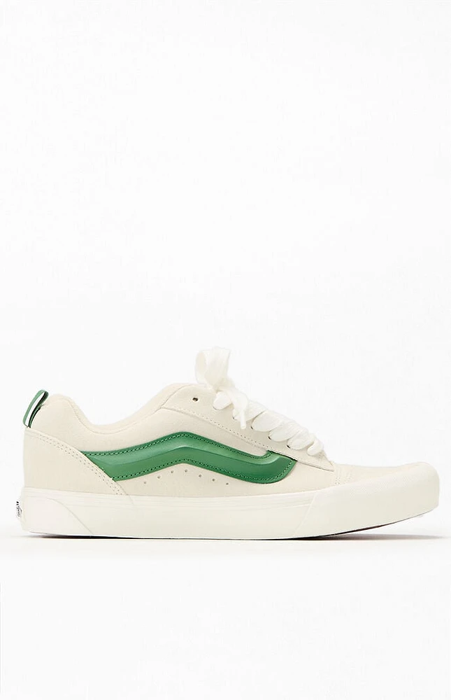 Vans Green & White Knu Skool Shoes