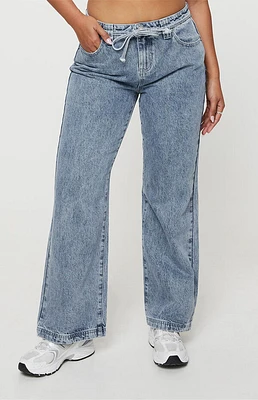 Princess Polly Pemberton Mid Rise Wide Leg Jeans