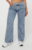 Princess Polly Pemberton Mid Rise Wide Leg Jeans
